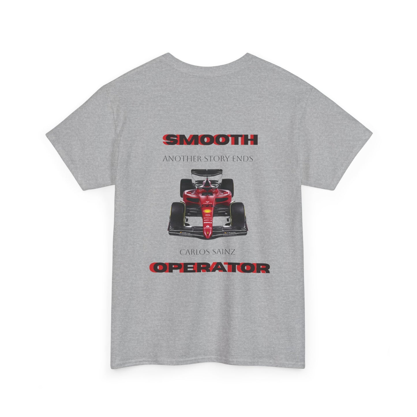 Unisex Heavy Cotton Tshirt  SMOOTH OPERATOR ,Carlos Sainz tribute